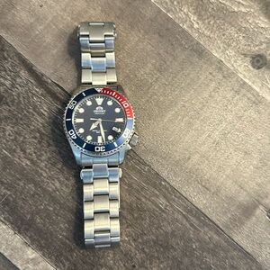 Orient Automatic Pepsi Diver Watch.